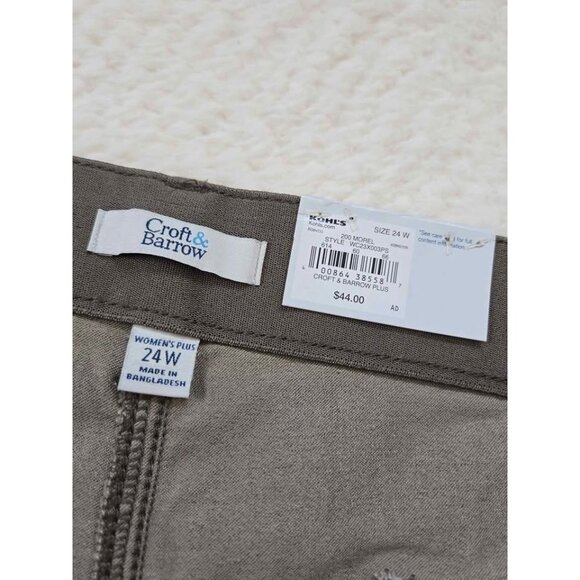Croft & Barrow Plus Size Pants Women's Size 3X NEW #806 - Picture 4 of 5